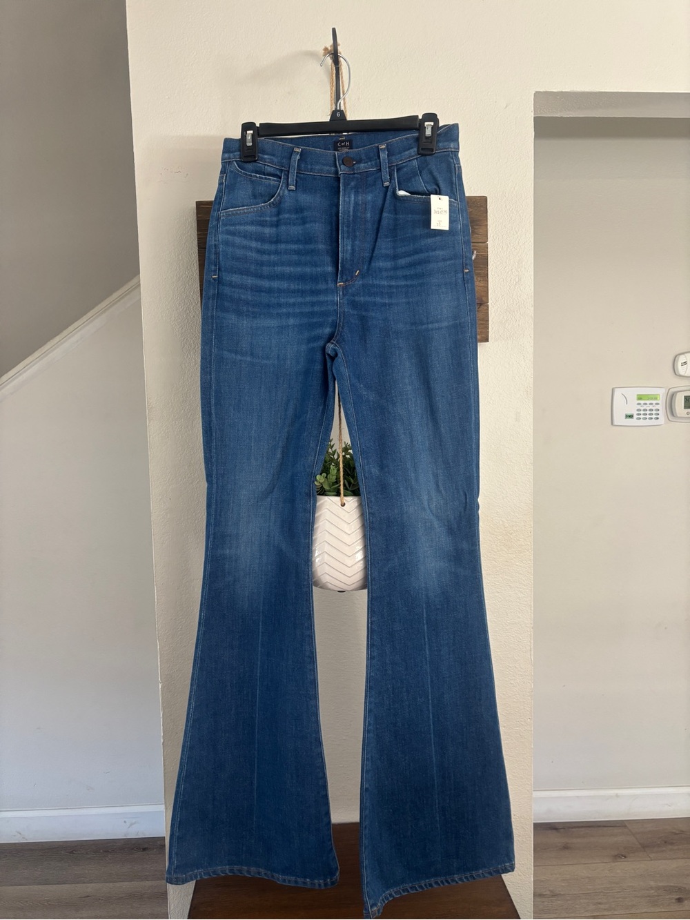 Citizens Of Humanity Blue High-Rise Flare Jeans